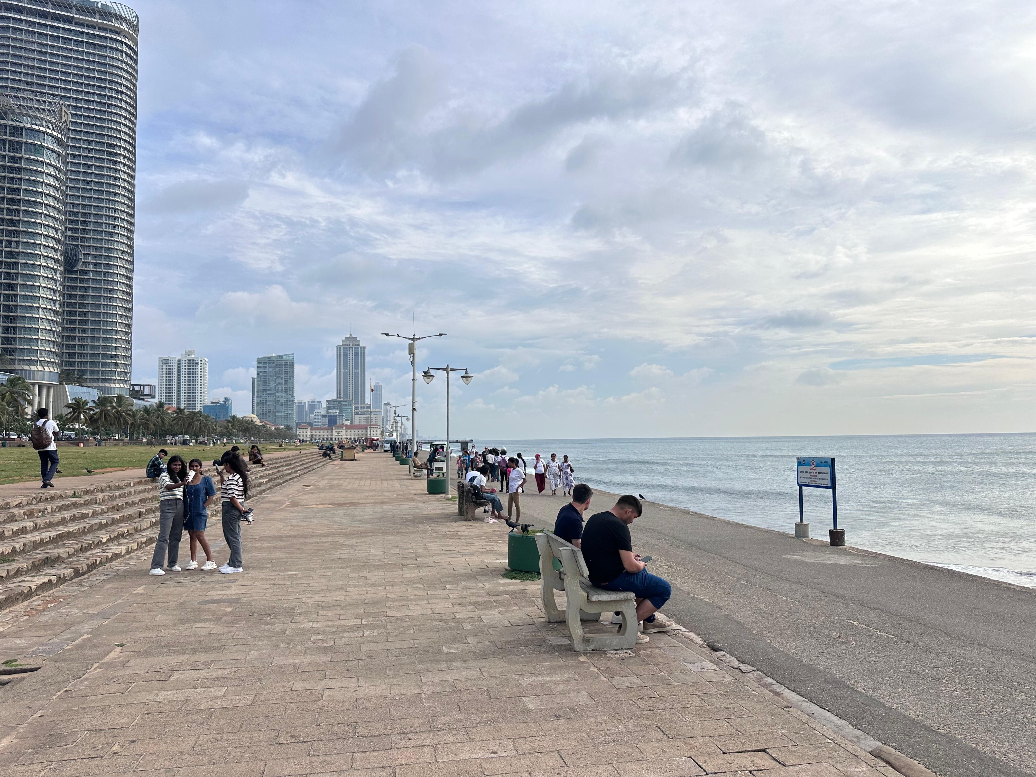 Набережная Galle Face Green, Коломбо